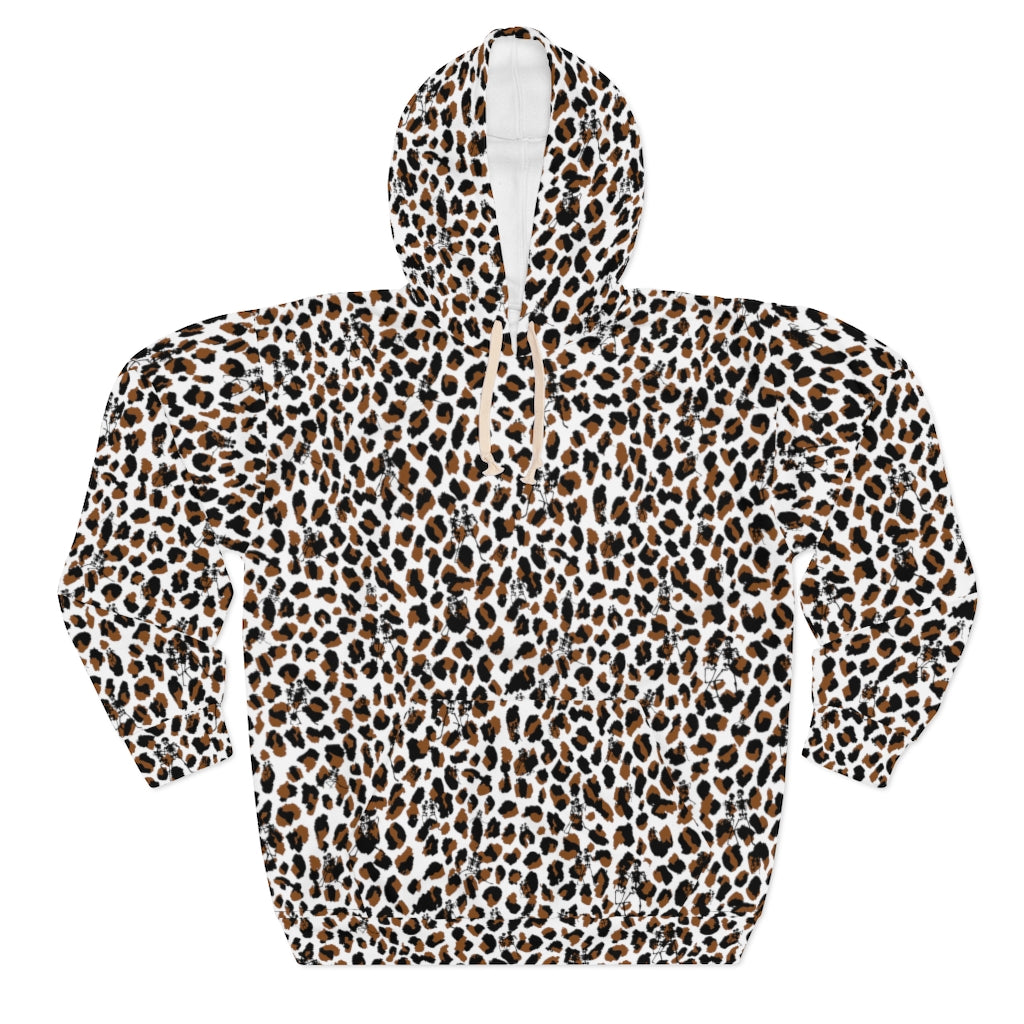 Cheetah print hoodie men's hot sale