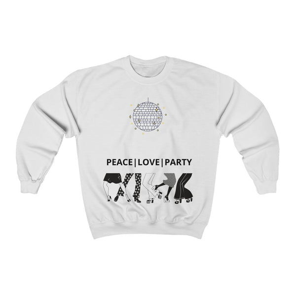 sweatshirt crewneck peace and love